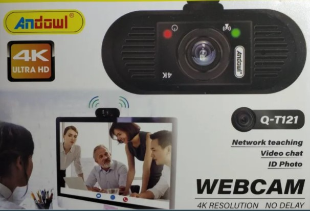 Desktop/Laptop Andowl 4k ultra Webcam, 500 GB Seagate and 1TB WD external hardrives for sale.
