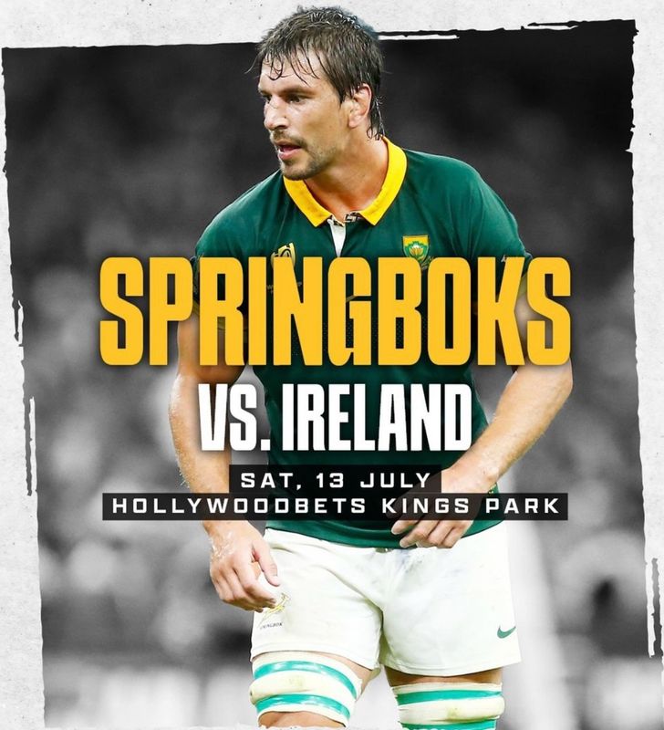 Tickets - Springboks vs Ireland - Durban - 13 July 2024