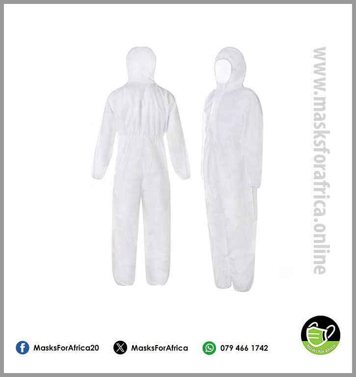 50gsm White Disposable Coveralls