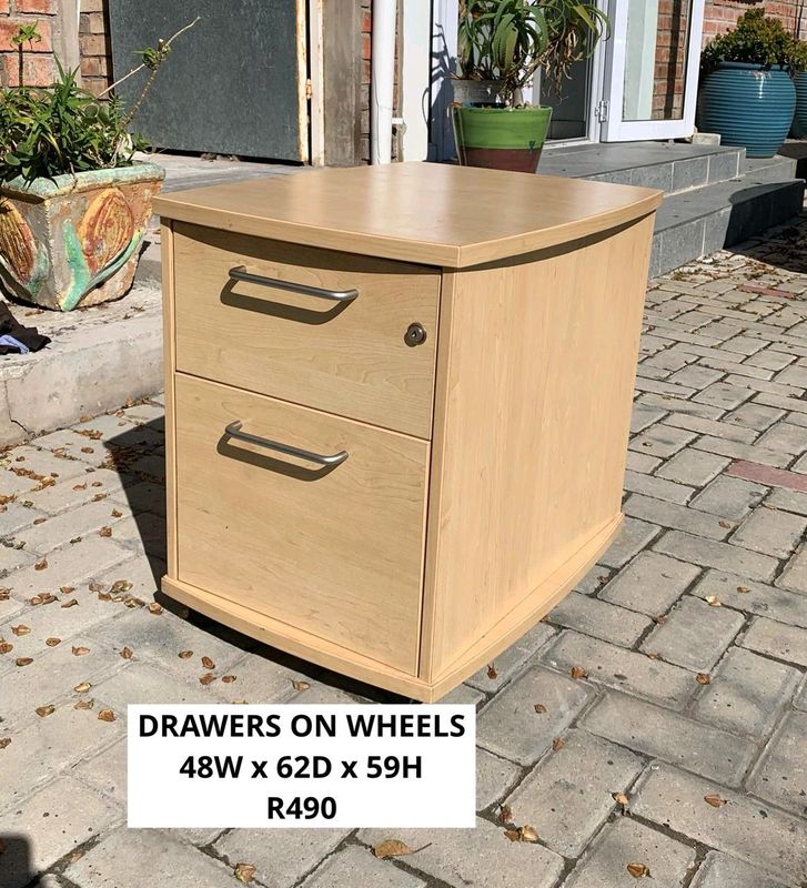 DRAW CABINET ON ROLLER WHEELS FOR SALE