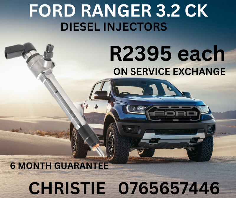 FORD RANGER  DIESEL INJECTORS FOR SALE WITH A 6 MONTH GUARANTEE