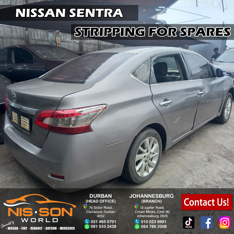 NISSAN SENTRA STRIPPING FOR SPARES