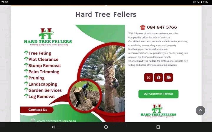 Tree felling and garden service