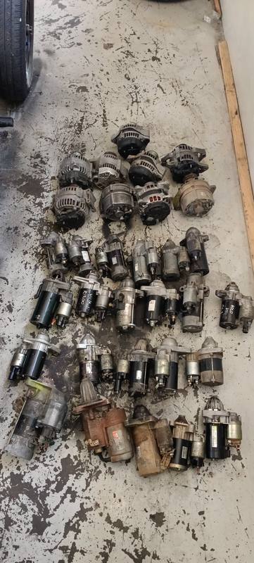 Reconditioned starters and alternators