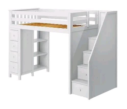 Loft beds made of 100% solid pinewood furniture