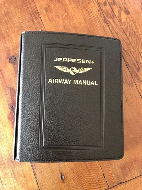 Jeppesen airway manual leather cover