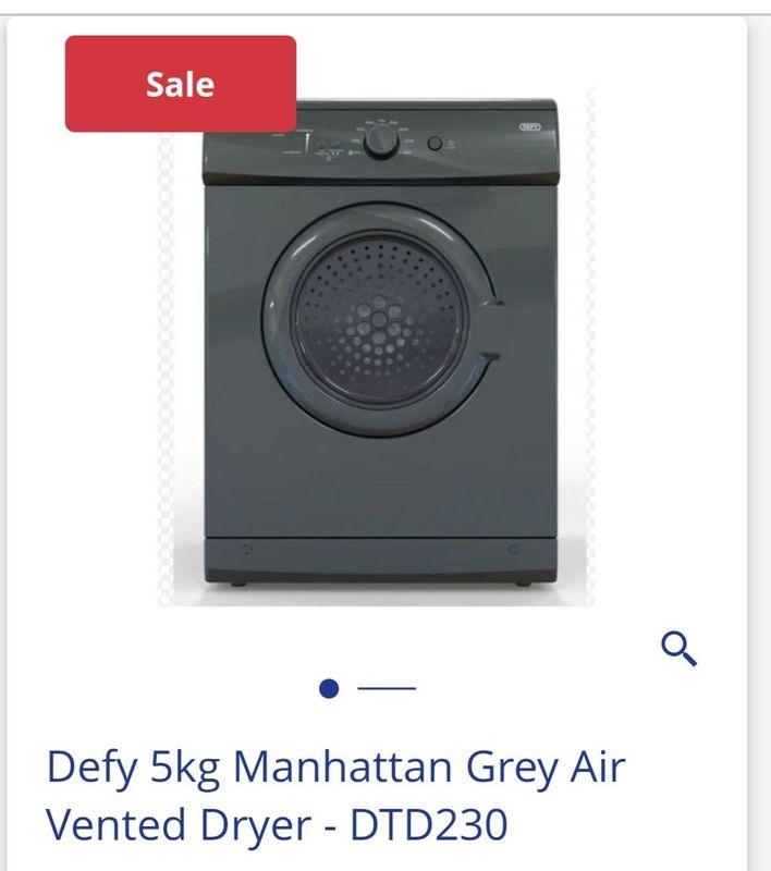Defy Vented Dryer