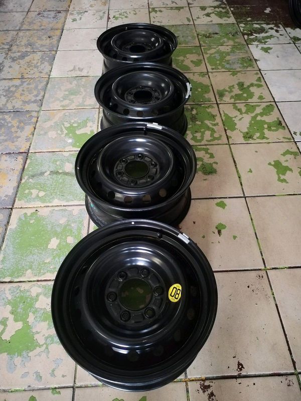 17Inch 6Holes FORD RANGER Standard Steel Rims A Set Of Four On Sale.
