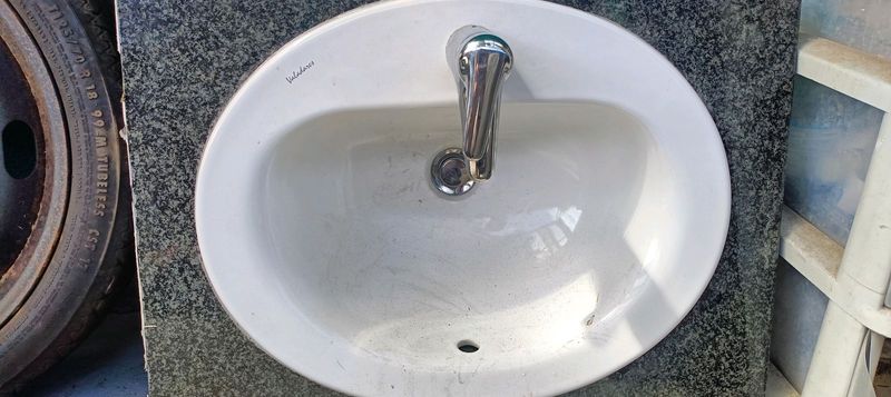 Basin with mixer  for sale