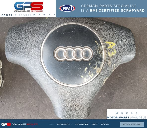 AUDI A3 AMBITION 2009 USED REPLACEMENT STEERING AIRBAG FOR SALE