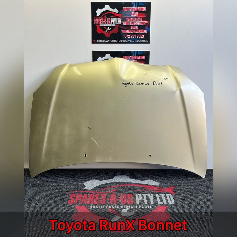Toyota RunX Bonnet for sale