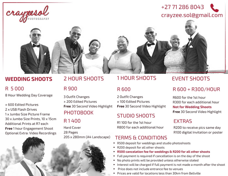 Wedding and Family Shoot Photography &amp; Videography
