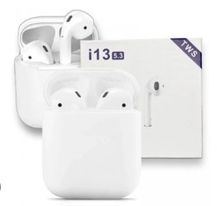 i13 TWS Bluetooth Earphones with Charging Case