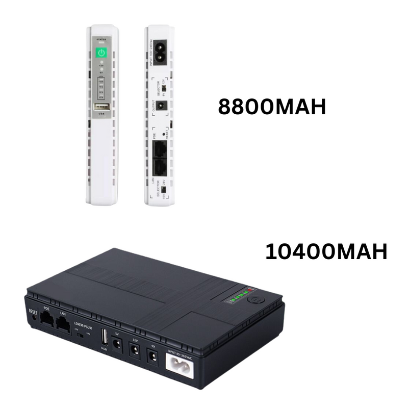 8800MAH BACKUP MICRO UPS FOR WIFI ROUTER AND OTHER DEVICES