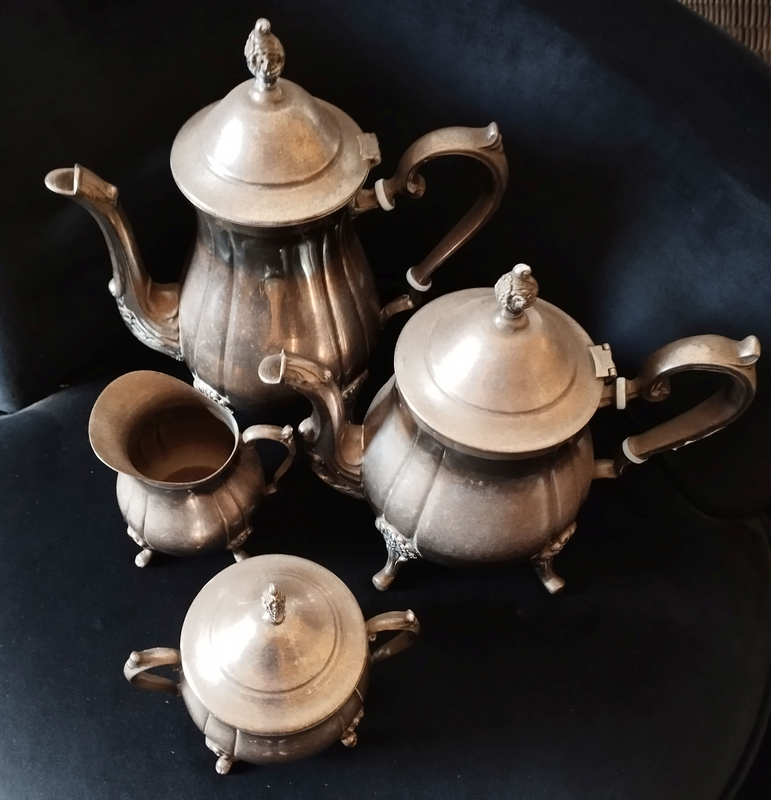 EMESS Silver Plated Coffee and Tea Set