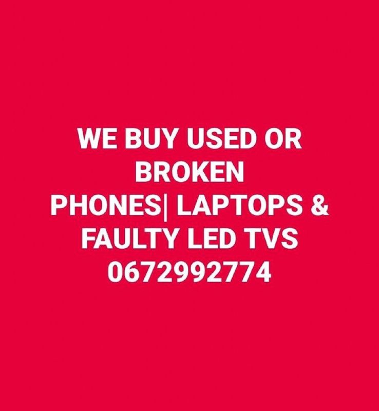 We buy any used or broken laptops