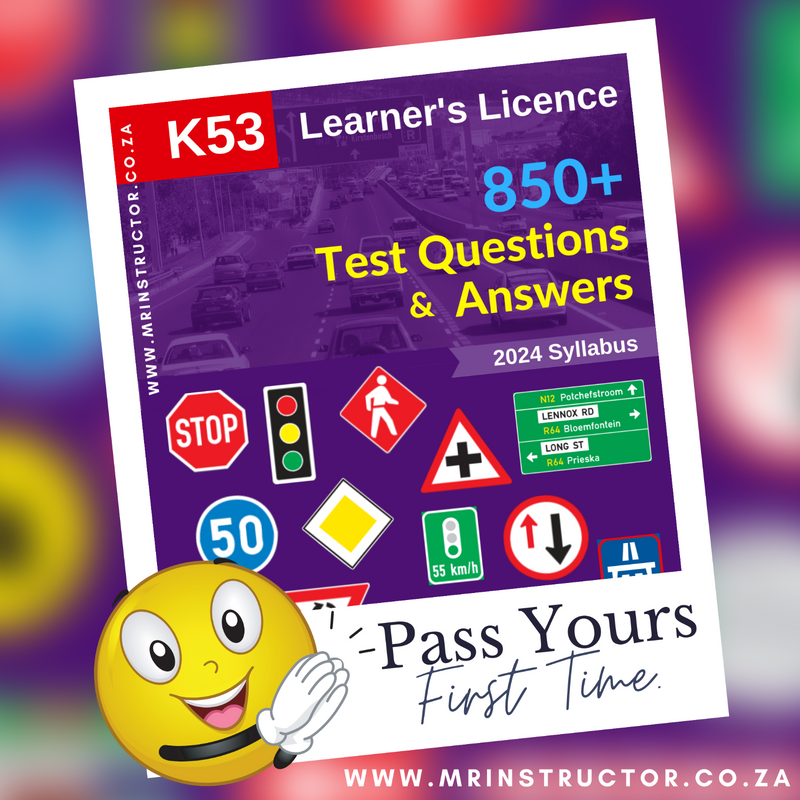 K53 Learners Licence Online Practice Tests - Test Questions and Answers 2024