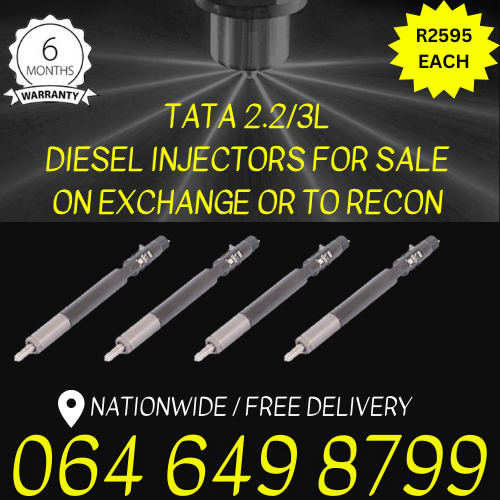 TATA diesel injectors for sale on exchange - 6 months warranty included.