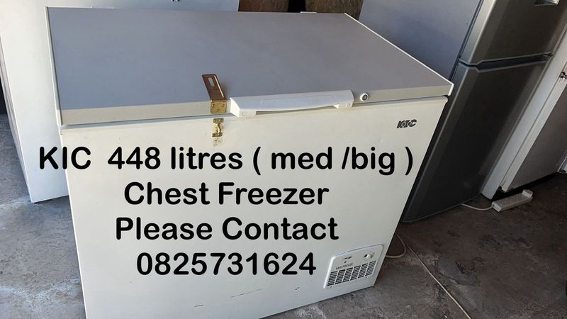 Freezer -KIC 448 litres (med/ big) in white- Excellent - Guarantee - Delivery Arranged
