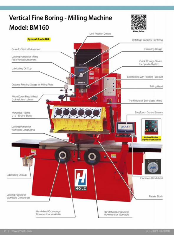 Cylinder Boring Milling Machine BM160