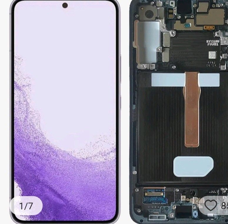 Samsung galaxy s22 sm-S901f replacement lcd with frame must place orders