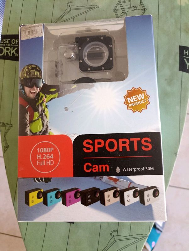 HD Imperial action/sports cam with all attachments
