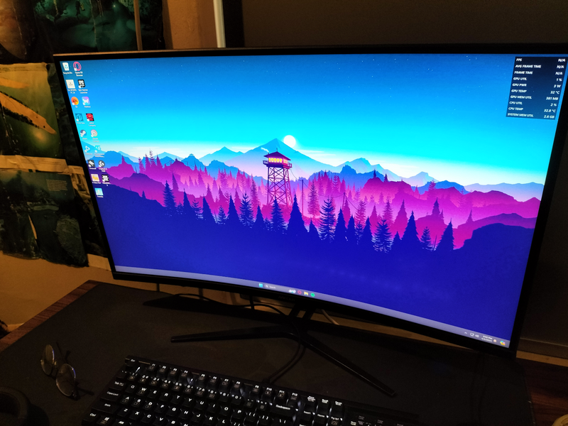 32 inch curved 144Hz QHD (1440p) Mecer monitor