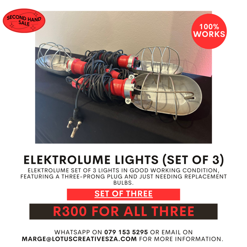 Elektrolume lights (set of 3)