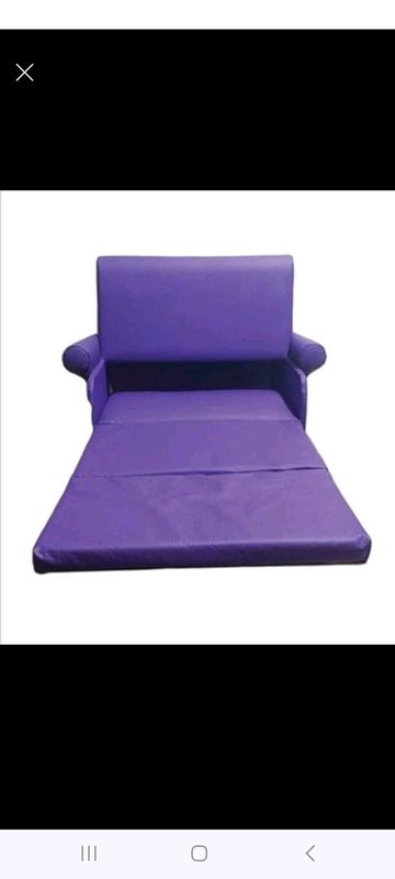 New 2 1 Kidsrock Purple Sleeper Couch