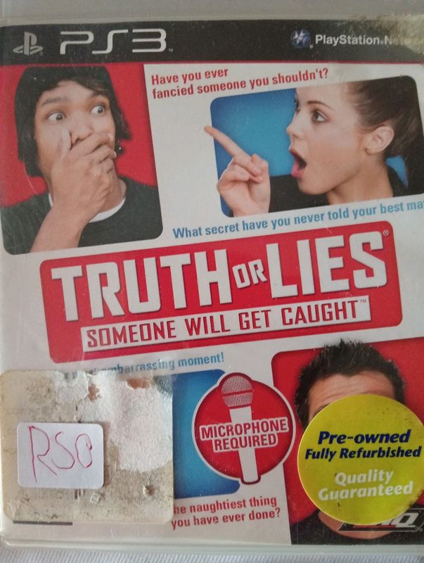 Truth Or Lies Someone Will Get Caught (Ps3 Game)