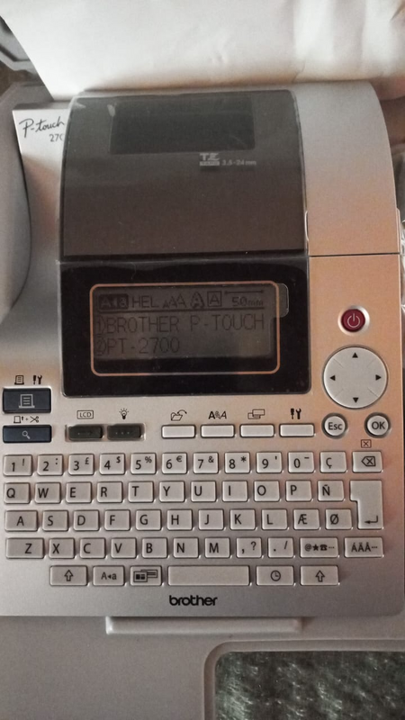 Brother PT2700 Printer Portable printer in case