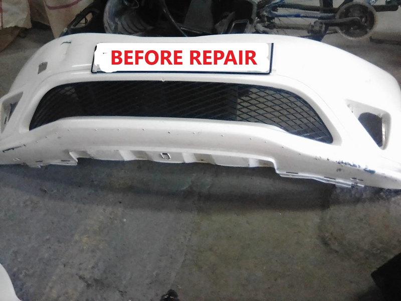 Plastic repairs undertaken. Grills, bumpers, wheel arches etc