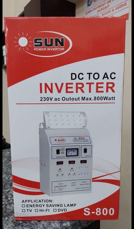 SUN DC TO AC POWER INVERTER S-800 (800 watts)