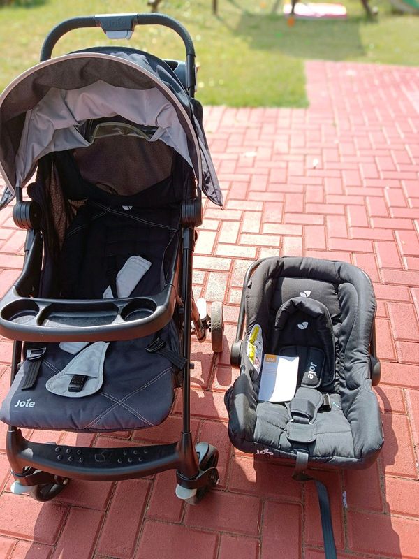 Baby joie stroller and car seat for sale