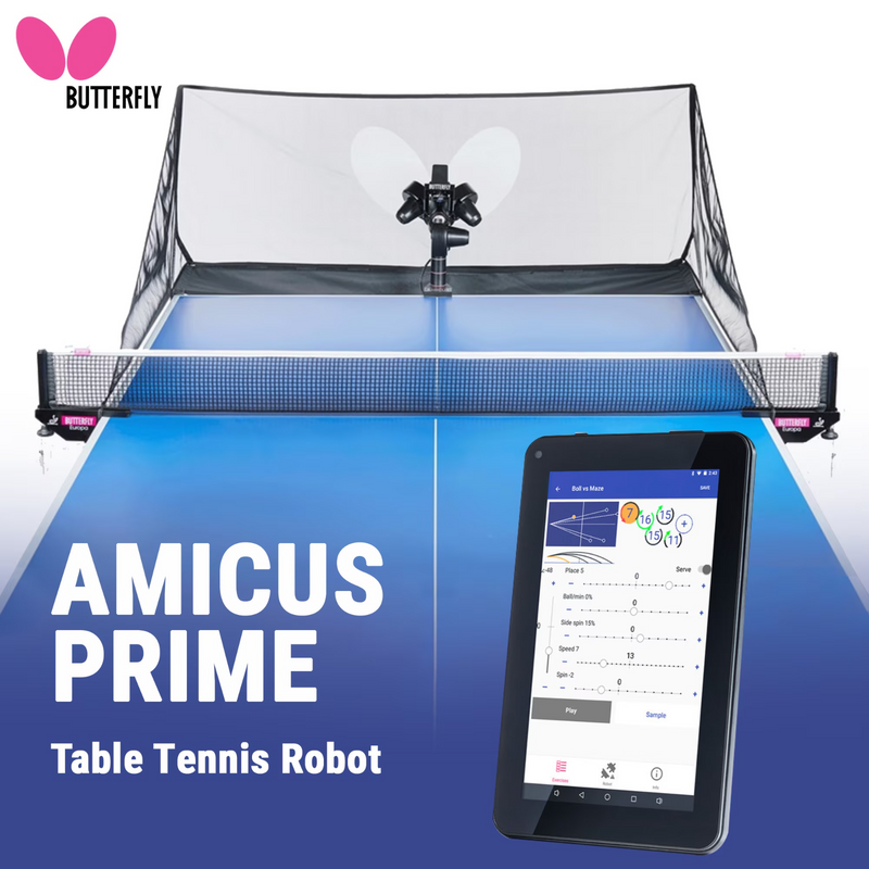 New Butterfly Amicus Prime Table tennis ball machine