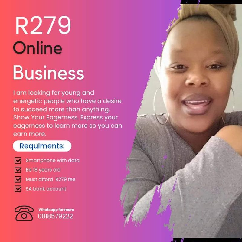 If you are looking for a way to create a permanent incomeLet&#39;s talk R279 online business