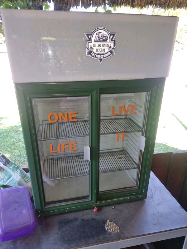 Custom land rover beer fridge