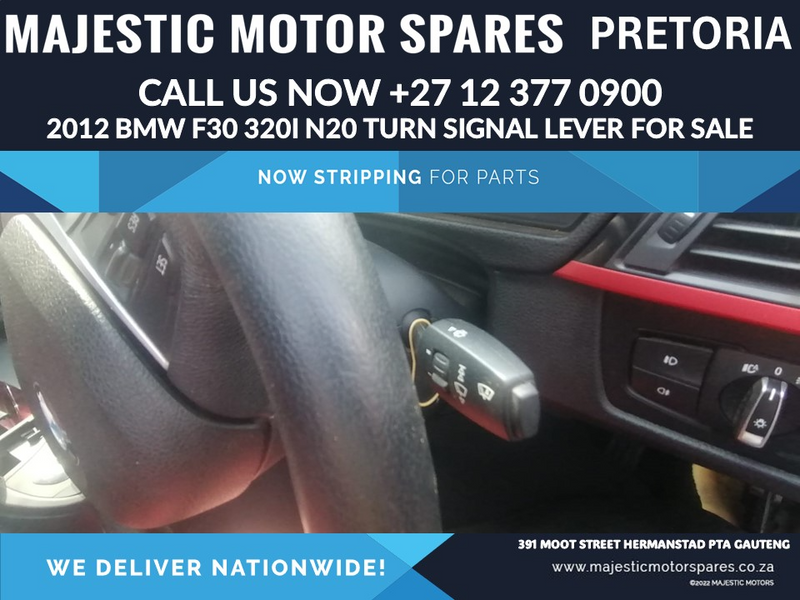 BMW 320i F30 2012 turn signal lever for sale used