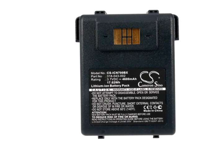 BarCode, Scanner Battery CS-ICN700BX for Intermec CN70 etc.