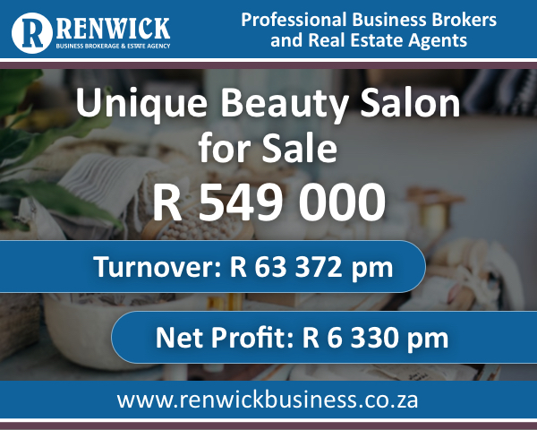 Business for Sale: Unique Beauty Salon