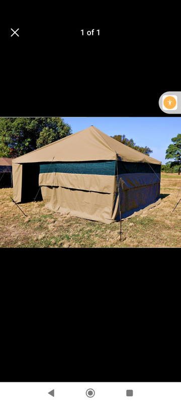 5x5 meter army tent
