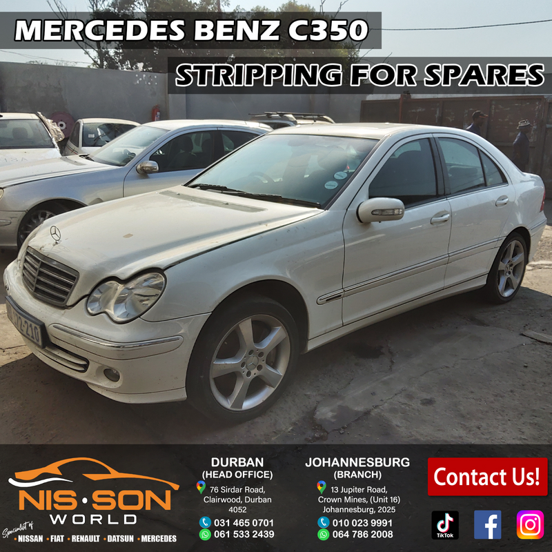 MERCEDES BENZ C350 STRIPPING FOR SPARES