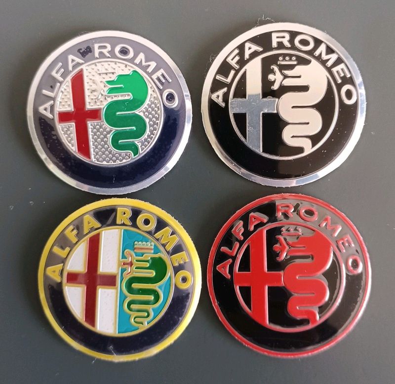 Alfa Romeo steering wheel badges stickers emblems