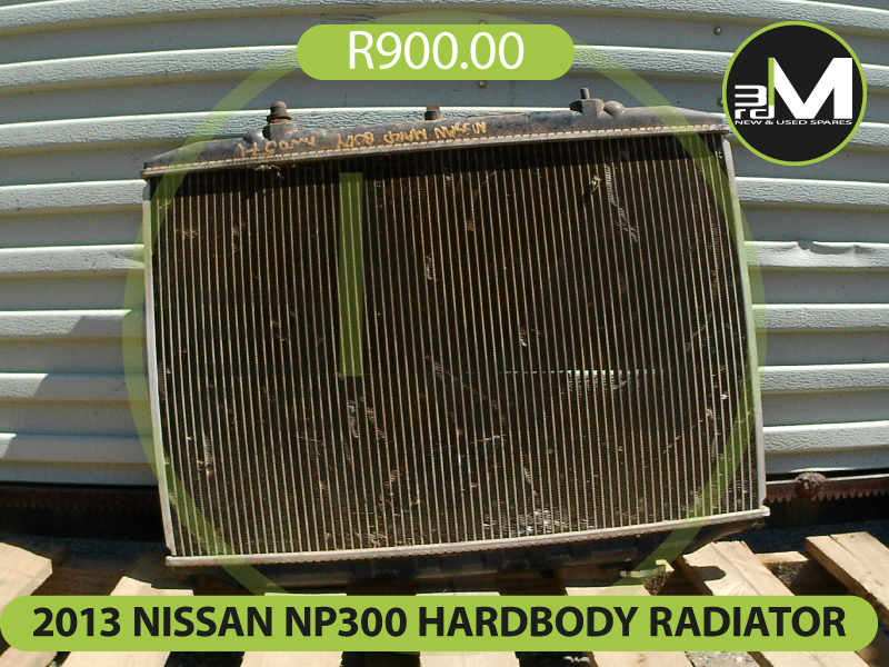2013 NISSAN NP300 HARDBODY RADIATOR R900 MV0571