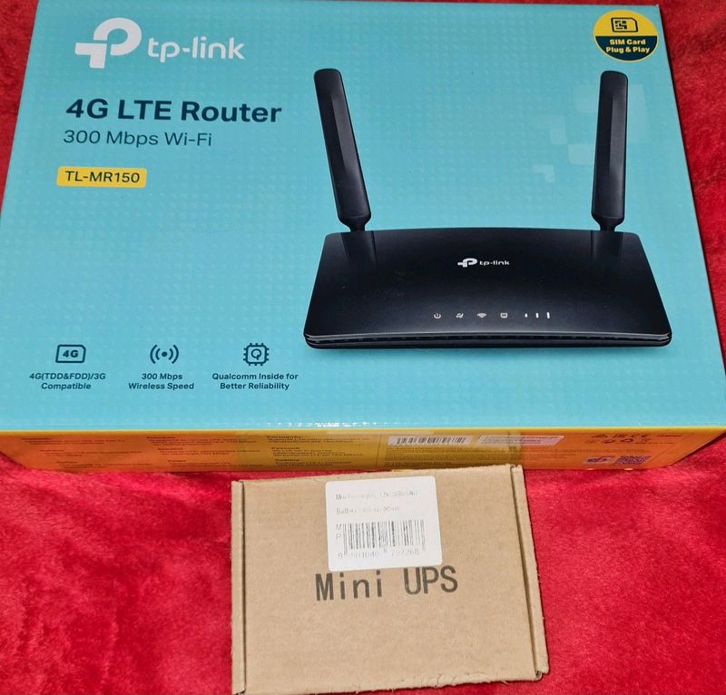 Wifi Router and UPS