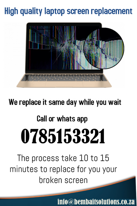 Call us for Laptop screen replacement at your home or office