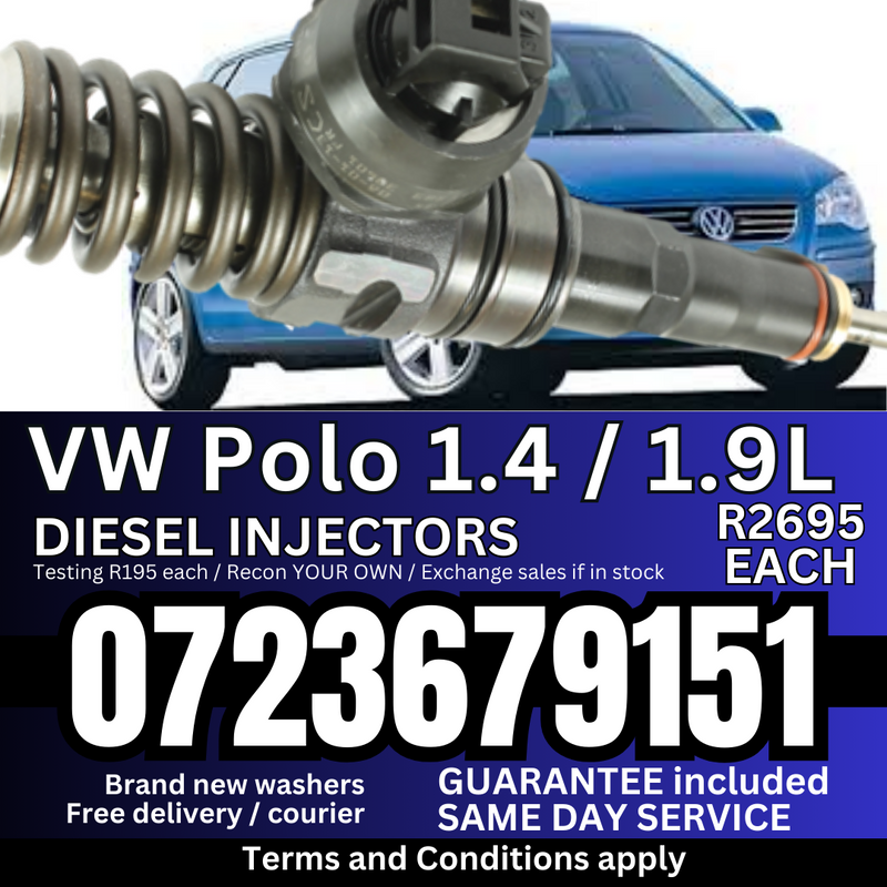 VW Polo 1.4 / 1.9L diesel injectors for sale