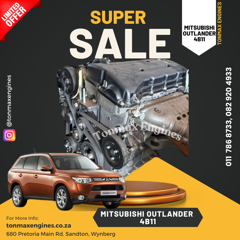 Mitsubishi Outlander 4B11 Engines for Sale (4 Sensor-type)
