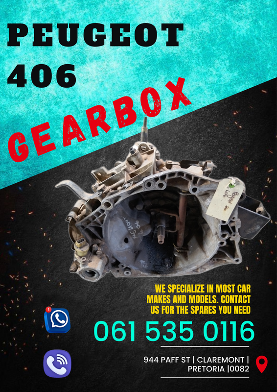 Peugeot 406 gearbox R4500 Call or WhatsApp me 0636348112