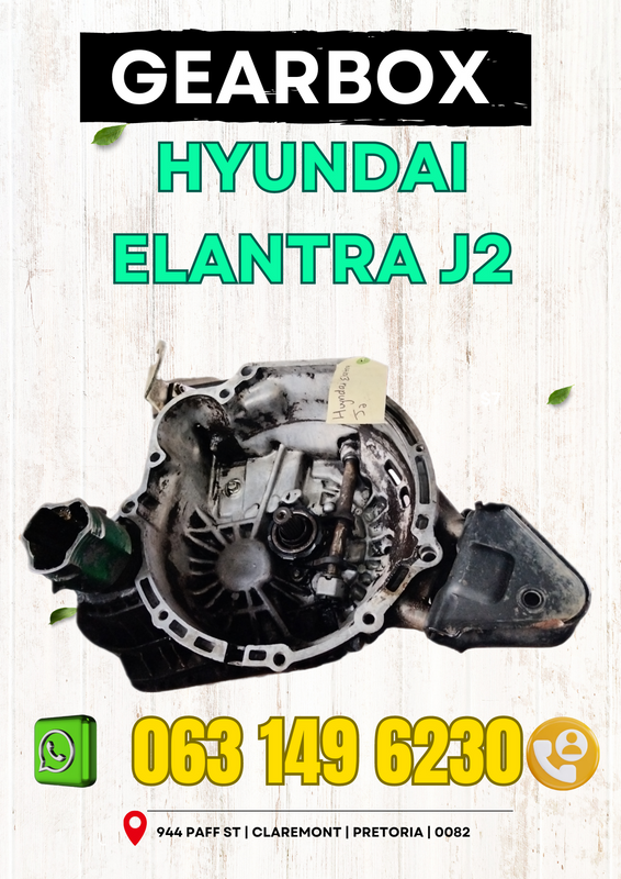 Hyundai Elantra j2 gearbox R4000 Call or WhatsApp me 063 149 6230